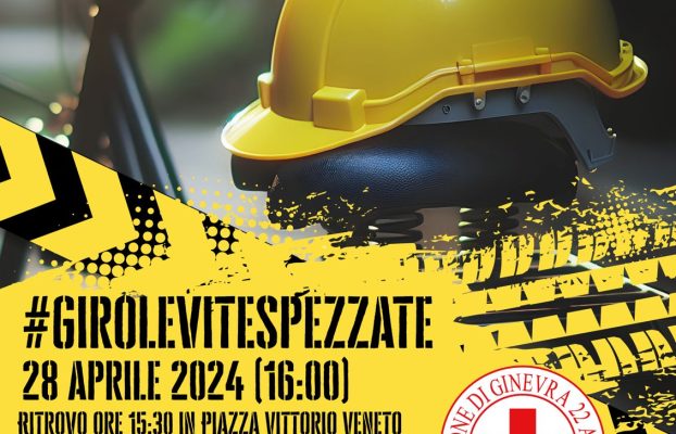 #girolevitespezzateDAY a Sesto Fiorentino: domenica 28 aprile 2024 giornata mondiale della Sicurezza sul Lavoro